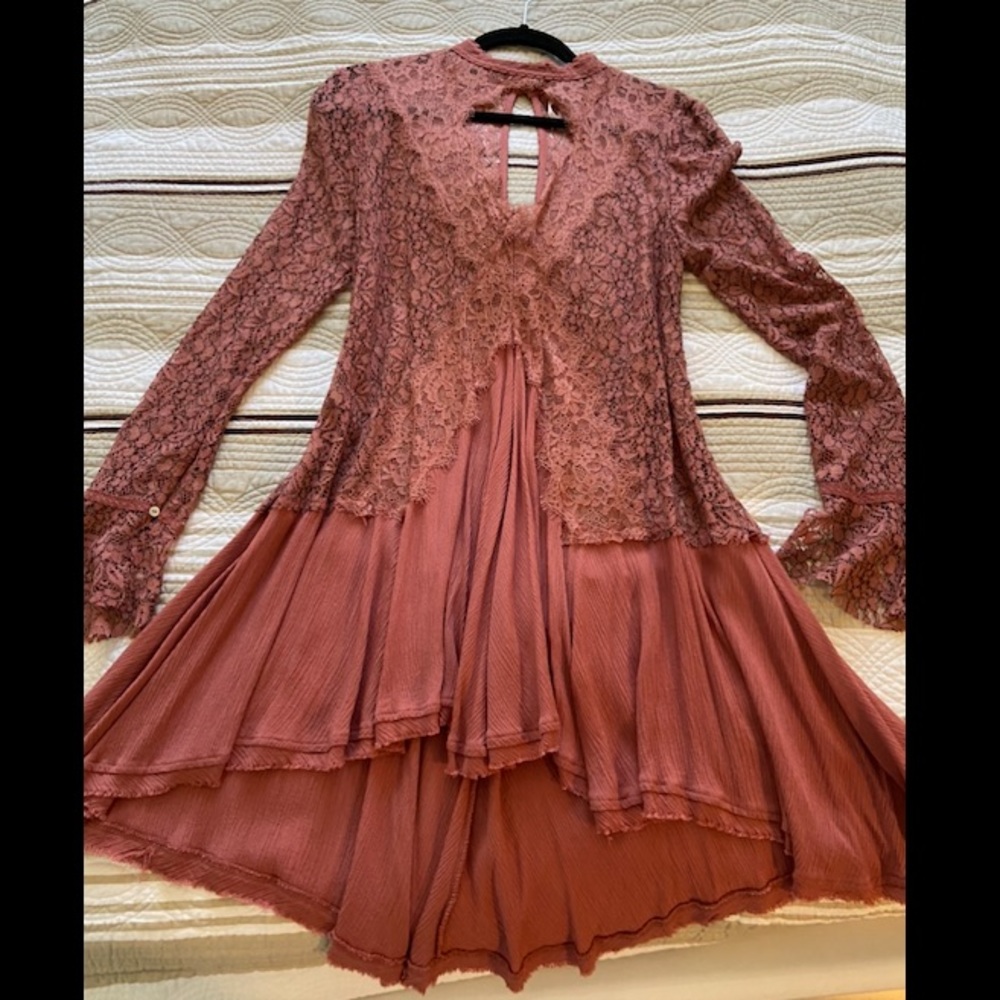 Free People lace boho dress